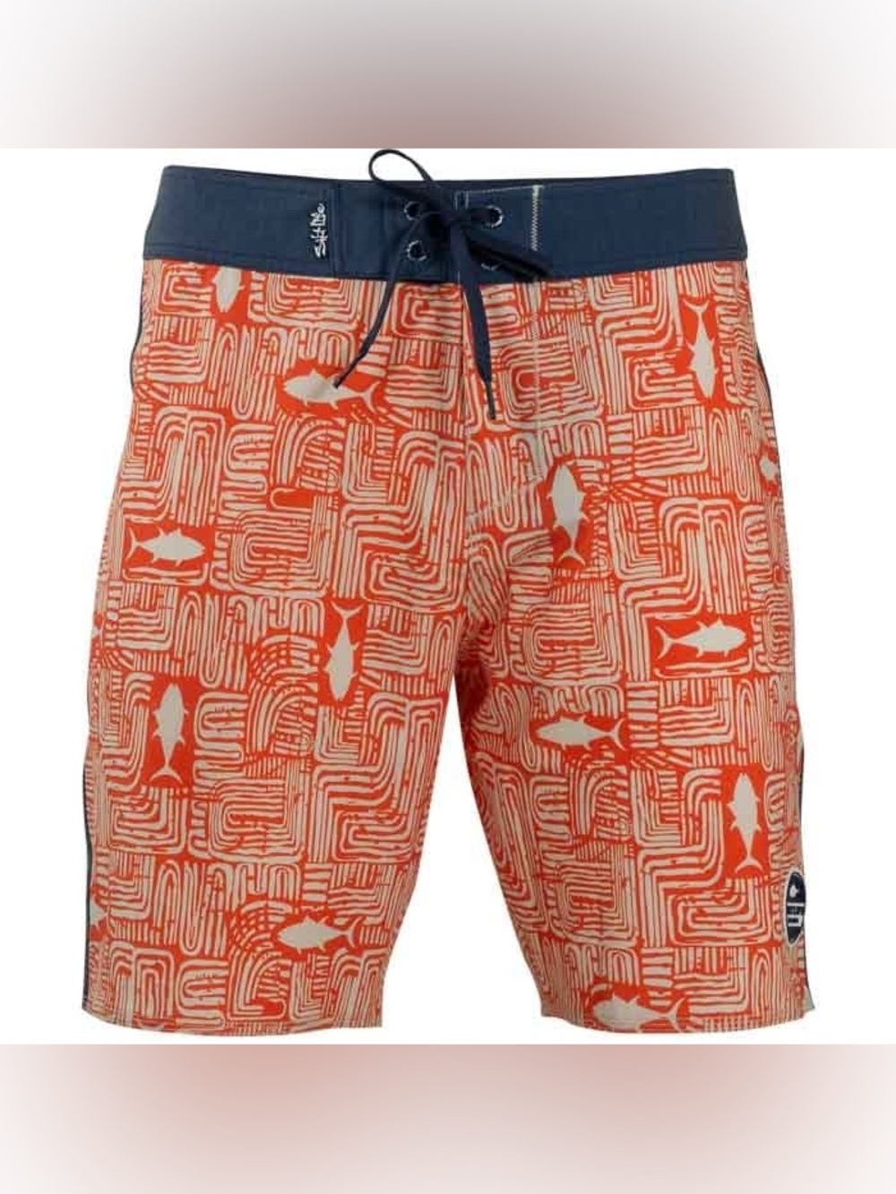 Salt Life Tiki Tuna Boardshort Youth Small NWT